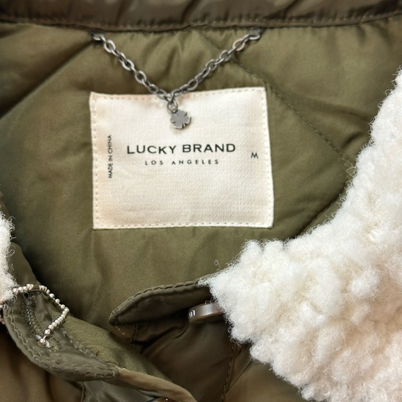 Lucky Brand Green Puffer Jacket with Quilted Design - Picture 4 of 13